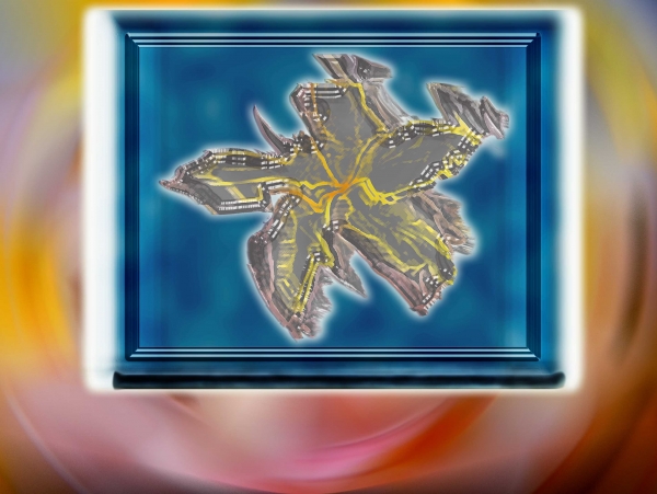 Creation of Hawaiian flower painting: Step 4